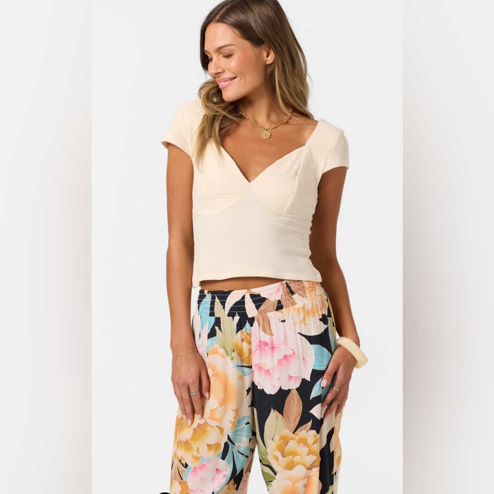 O’Neill Tapioca Nyn Knit Short Sleeve Top